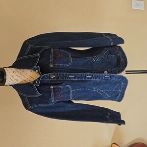 Women's Sag Harbor Sport Blue Jean Jacket